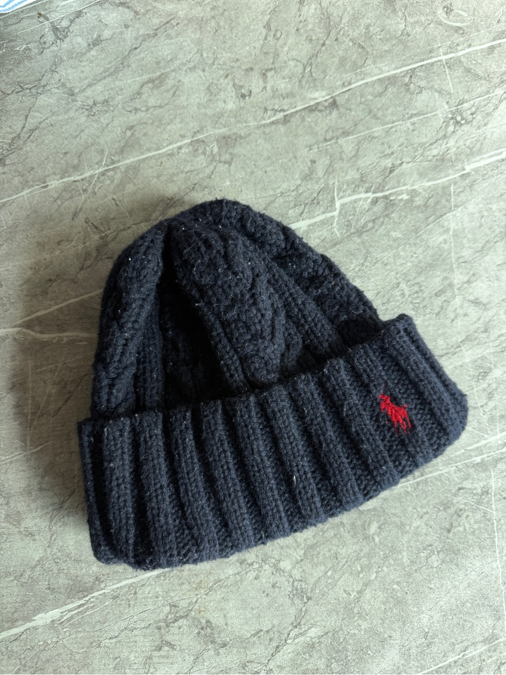 Polo Ralph Lauren Knit Navy Hat
